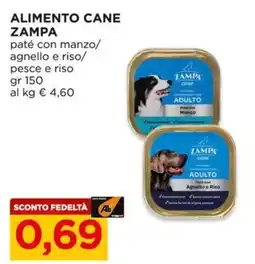 Alì Supermercati Zampa paté cane adulto offerta