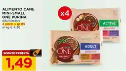 Alì Supermercati Alimento cane mini-small one purina adult/active offerta