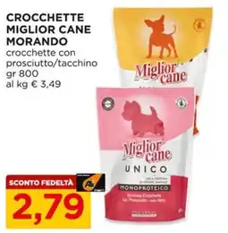 Alì Supermercati Crocchette Miglior Cane Morando offerta