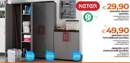 Todis Keter Armadio basso quadra offerta