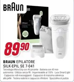 Trony Braun epilatore silk-epil se 7-041 offerta