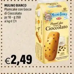 Hurrà Plumcake con Gocce di Cioccolato Mulino Bianco offerta