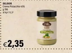 Hurrà Delidor Crema Pistacchio 45% offerta
