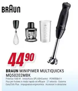 Trony Braun Minipimer MultiQuick5 offerta