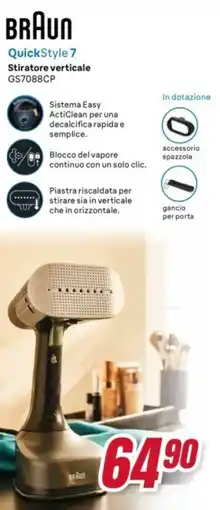 Trony Braun QuickStyle 7 Stiratore verticale offerta