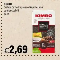 Hurrà Kimbo Cialde Caffè Espresso Napoletano compostabili offerta
