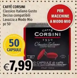 Hurrà Caffè Corsini Classico Italiano Gusto Deciso offerta