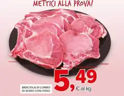 Todis Braciola di lombo di suino con osso offerta