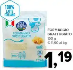Todis Formaggio grattugiato Cole Maggio offerta