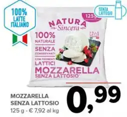 Todis Natura Sincera Mozzarella senza lattosio offerta