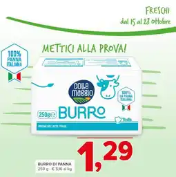 Todis Burro Colle Maggio offerta