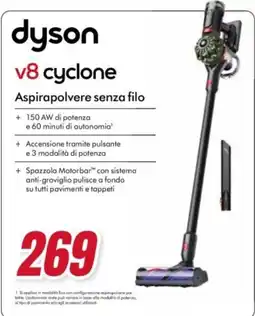 Trony Dyson v8 cyclone Aspirapolvere senza filo offerta