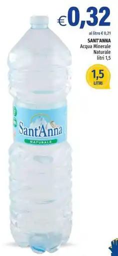 Hurrà Sant'Anna Acqua Minerale Naturale offerta