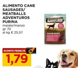 Alì Supermercati Sausages/Meatballs Adventuros Purina offerta