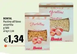 Hurrà Pastina all'Uovo assortita Bontal offerta