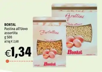 Pastina all'Uovo assortita Bontal