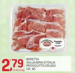 Carni e Affini Supermercati Beretta prosciutto crudo offerta