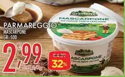 Carni e Affini Supermercati GranTerre Parmareggio Mascarpone offerta