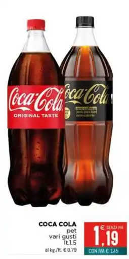 Altasfera Coca Cola pet vari gusti offerta