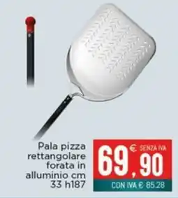 Altasfera Pala pizza rettangolare forata in alluminio offerta