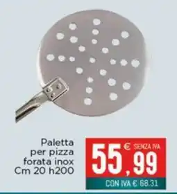 Altasfera Paletta per pizza forata inox offerta
