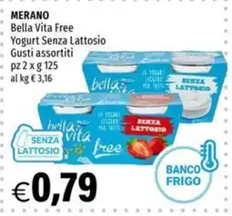 Hurrà Merano Bella Vita Free Yogurt Senza Lattosio offerta