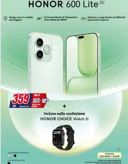 Trony HONOR 600 Lite offerta