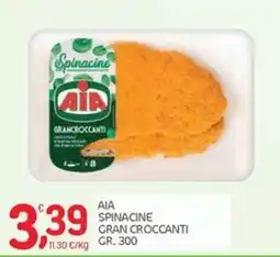 Carni e Affini Supermercati AIA Spinacine Gran Croccanti offerta