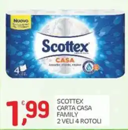 Carni e Affini Supermercati Scottex carta casa family offerta
