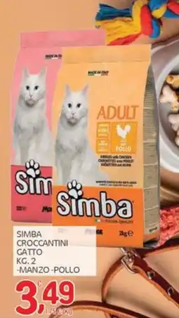 Carni e Affini Supermercati Simba croccantini gatto offerta