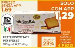 Todis Fette Biscottate Forno offerta
