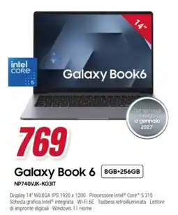 Trony Galaxy Book 6 offerta