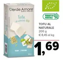 Todis Tofu al naturale Verde Amore offerta