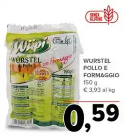Todis Würstel di Pollo con Formaggio offerta