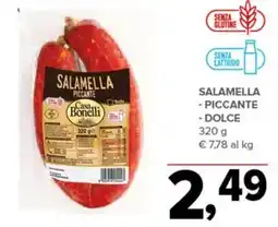 Todis Salamella piccante Casa Bonelli offerta