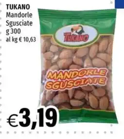 Hurrà Tukano mandorle sgusciate offerta