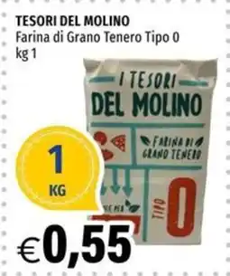 Hurrà I Tesori del Molino Farina di Grano Tenero offerta