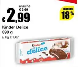 Sì con te Superstore Kinder Delice offerta