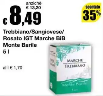 Trebbiano/Sangiovese/Rosato IGT Marche BiB Monte Barile