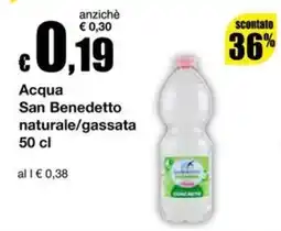 Sì con te Superstore Acqua San Benedetto naturale/gassata offerta