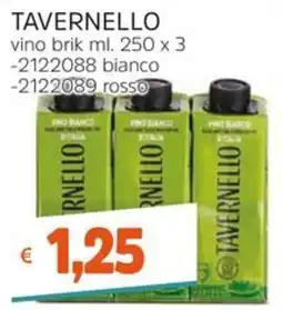 Stop&Shop Tavernello vino brik offerta
