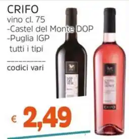 Stop&Shop Crifo vino offerta