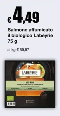 Sì con te Superstore Salmone affumicato il biologico Labeyrie offerta