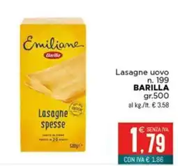 Altasfera Lasagne uovo n. 199 BARILLA offerta