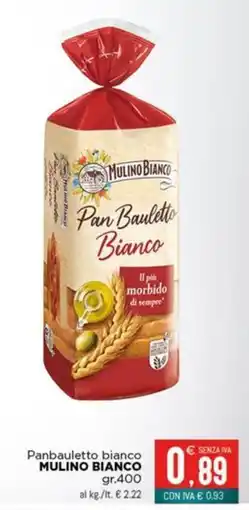 Altasfera Panbauletto bianco Mulino Bianco offerta