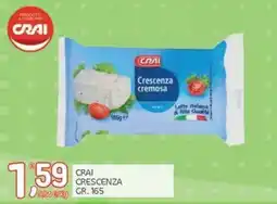 Carni e Affini Supermercati Crai crescenza cremosa offerta