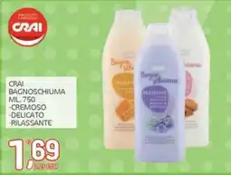 Carni e Affini Supermercati Crai bagnoschiuma offerta