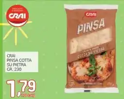 Carni e Affini Supermercati Crai pinsa cotta su pietra offerta