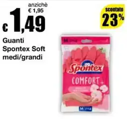Sì con te Superstore Guanti Spontex Soft offerta