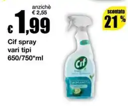 Sì con te Superstore Cif spray offerta